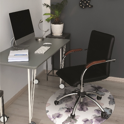 Tapis bureau Fleurs sombres