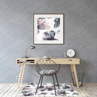 Tapis bureau Fleurs sombres