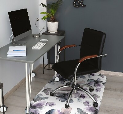 Tapis bureau Fleurs sombres