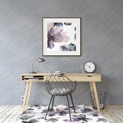 Tapis bureau Fleurs sombres