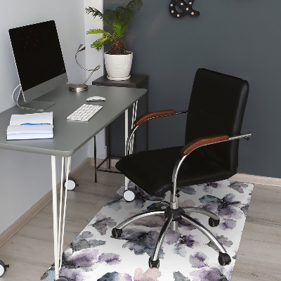 Tapis bureau Fleurs sombres