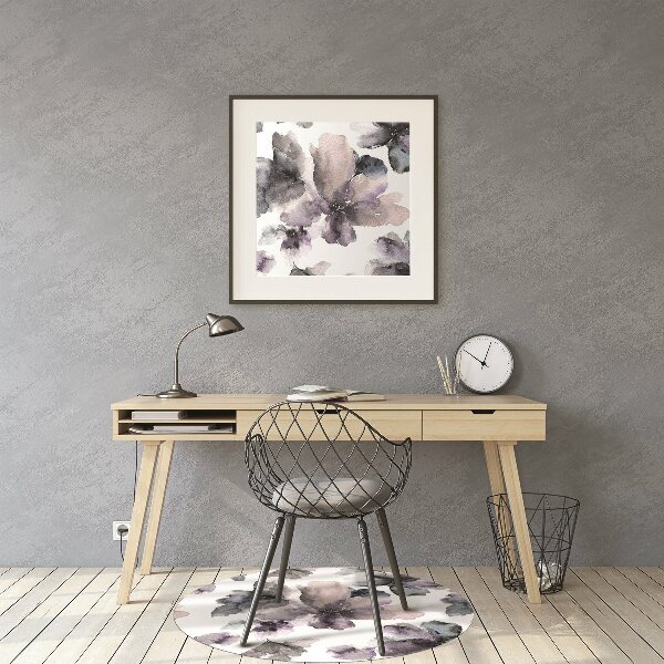 Tapis bureau Fleurs sombres