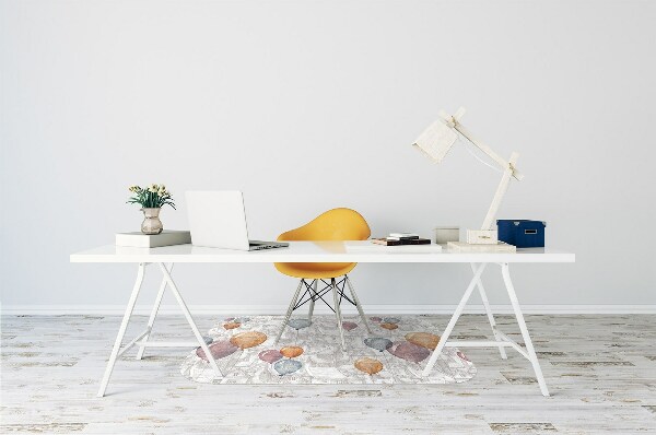 Tapis bureau Ballons et maisons