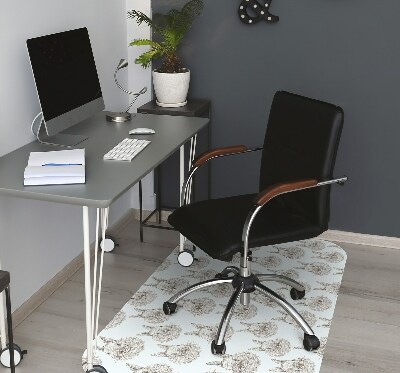 Tapis pour chaise de bureau Des lapins croquis