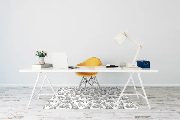 Tapis fauteuil bureau do biura Renards esquissés