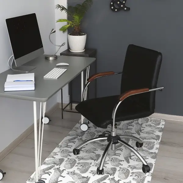 Tapis fauteuil bureau do biura Renards esquissés