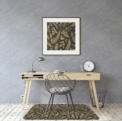 Tapis pour chaise de bureau Fougère d'or