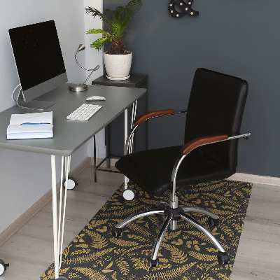 Tapis pour chaise de bureau Fougère d'or