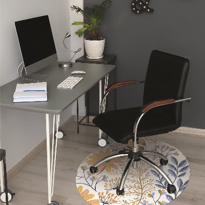 Tapis pour chaise de bureau Prairie pastel