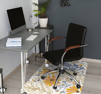 Tapis pour chaise de bureau Prairie pastel