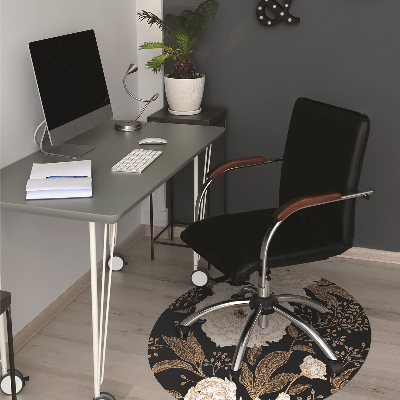 Tapis pour chaise de bureau Roses de style rétro