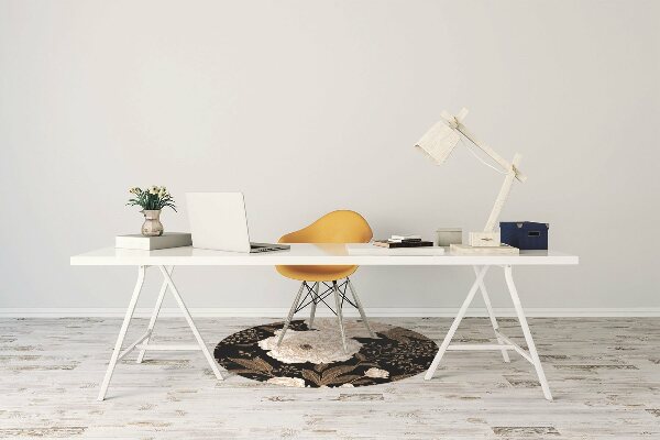 Tapis pour chaise de bureau Roses de style rétro