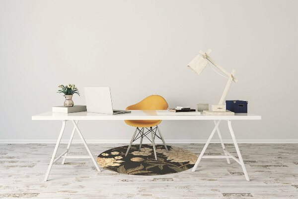 Tapis bureau Pivoine blanche