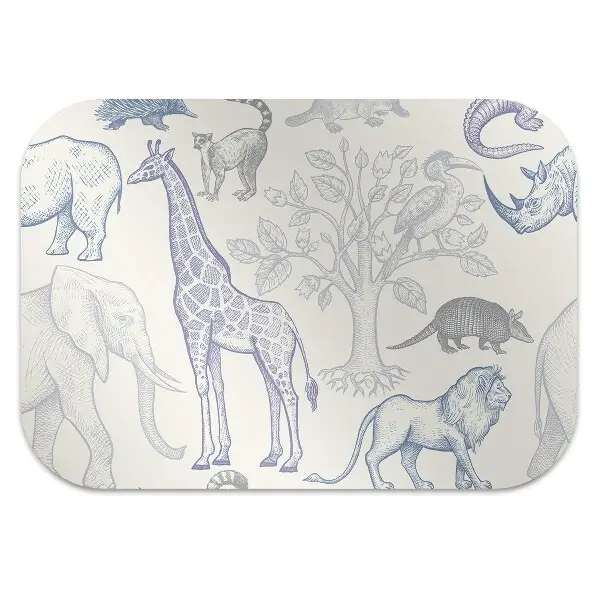 Tapis de chaise Animaux madagascar