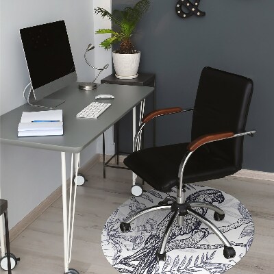 Tapis fauteuil bureau do biura Perroquet esquissé