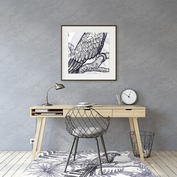 Tapis fauteuil bureau do biura Perroquet esquissé