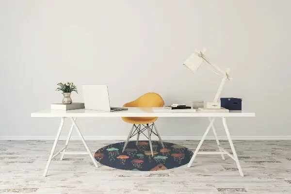 Tapis bureau Maisons colorées