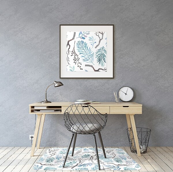 Tapis protège sol Feuilles et branches