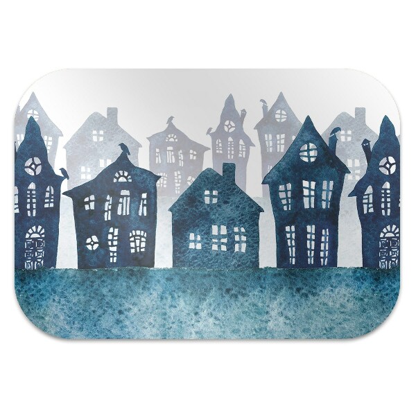 Tapis bureau Ville la nuit