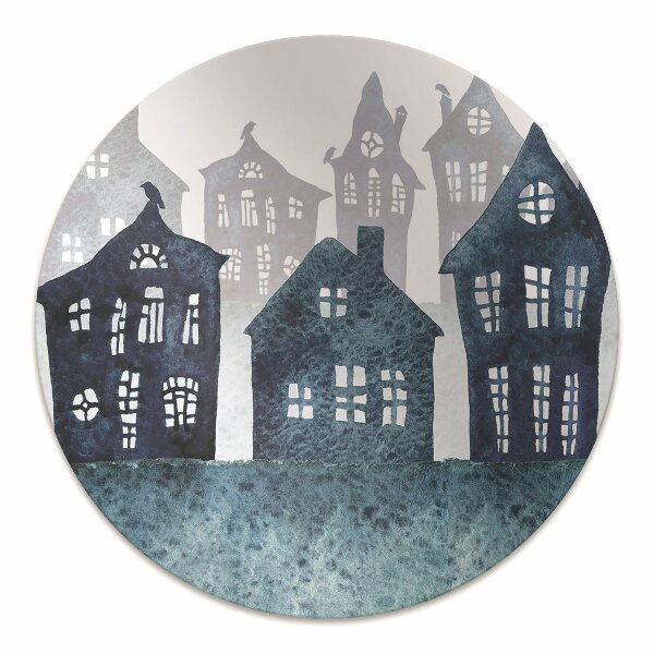 Tapis bureau Ville la nuit