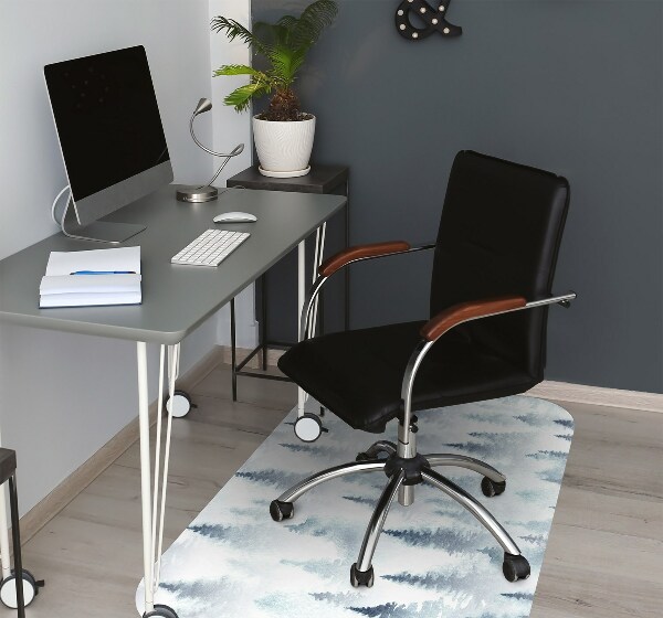 Tapis bureau Forêt brumeuse