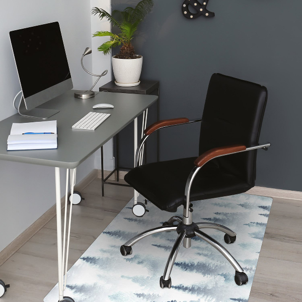 Tapis bureau Forêt brumeuse