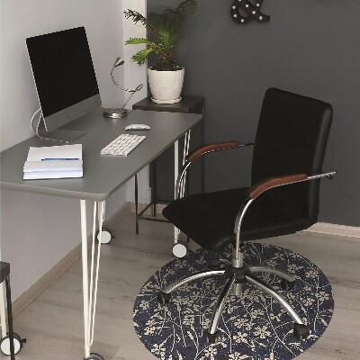 Tapis bureau Motif floral