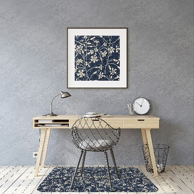 Tapis bureau Motif floral