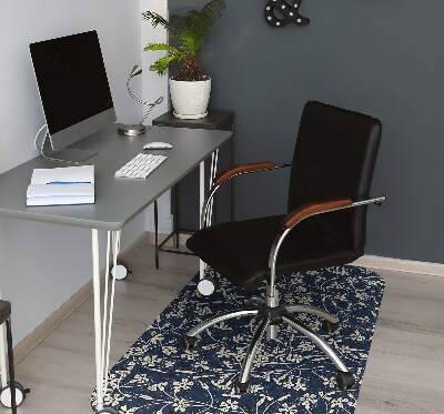 Tapis bureau Motif floral