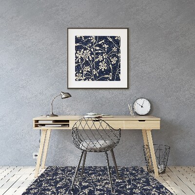 Tapis bureau Motif floral