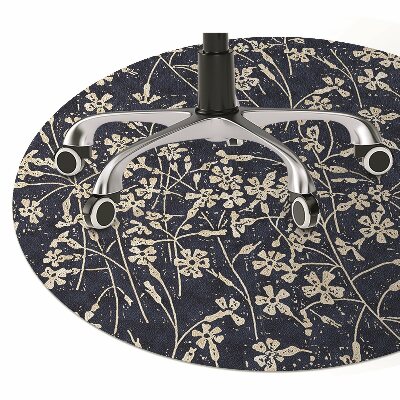 Tapis bureau Motif floral