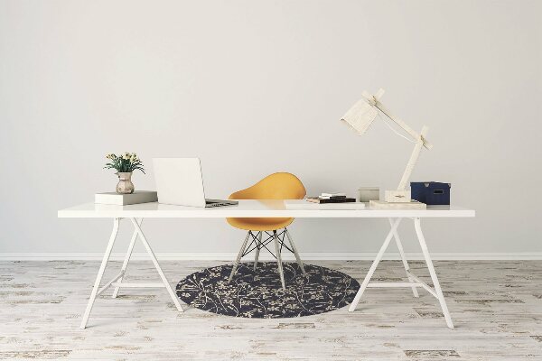 Tapis bureau Motif floral