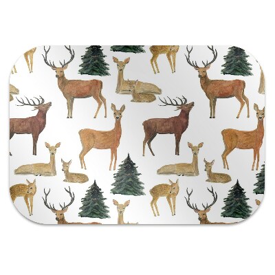 Tapis de chaise de bureau Cerf