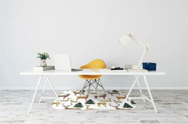 Tapis de chaise de bureau Cerf
