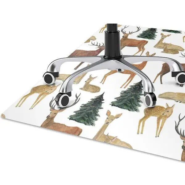 Tapis de chaise de bureau Cerf