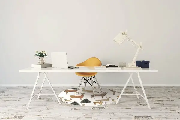 Tapis de chaise de bureau Cerf