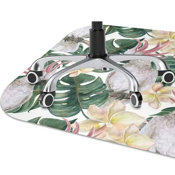 Tapis fauteuil bureau do biura Perroquets tropicaux