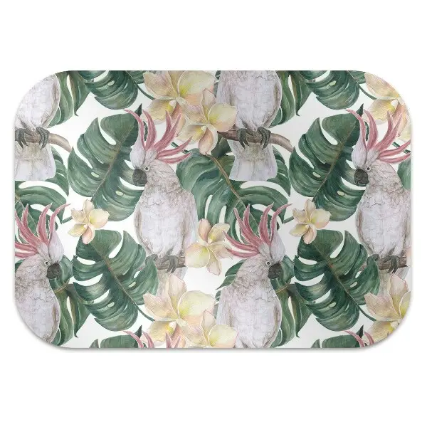 Tapis fauteuil bureau do biura Perroquets tropicaux