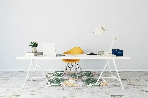 Tapis fauteuil bureau do biura Perroquets tropicaux