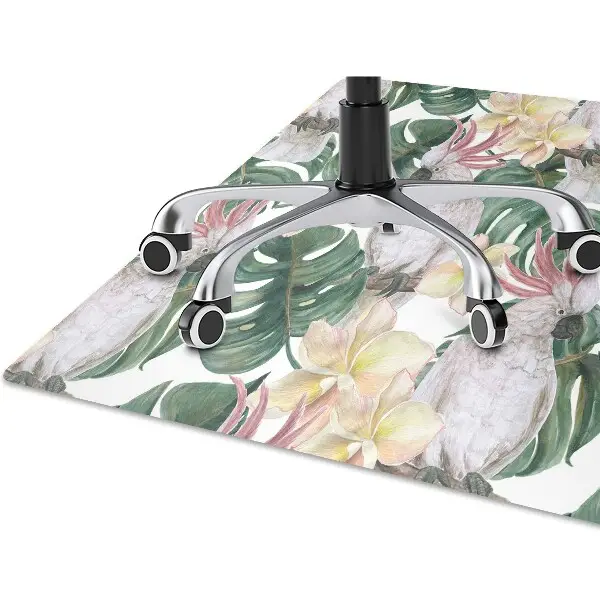 Tapis fauteuil bureau do biura Perroquets tropicaux