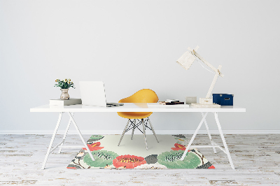 Tapis de chaise de bureau Fleurs de printemps