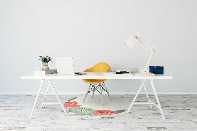 Tapis de chaise de bureau Fleurs de printemps