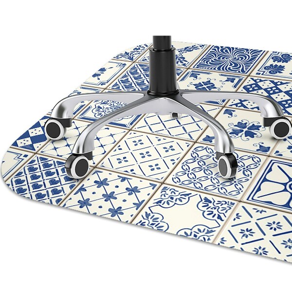Tapis de chaise de bureau Tuiles Azulejos