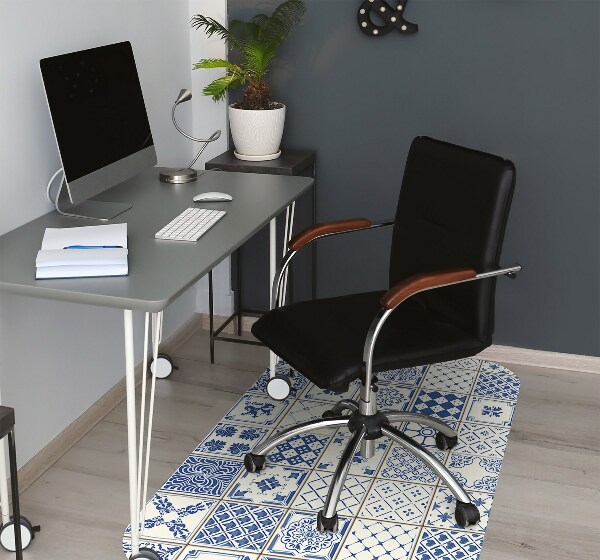Tapis de chaise de bureau Tuiles Azulejos