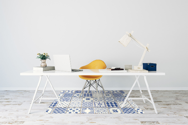 Tapis de chaise de bureau Tuiles Azulejos