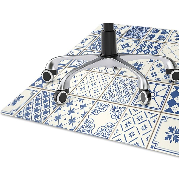 Tapis de chaise de bureau Tuiles Azulejos