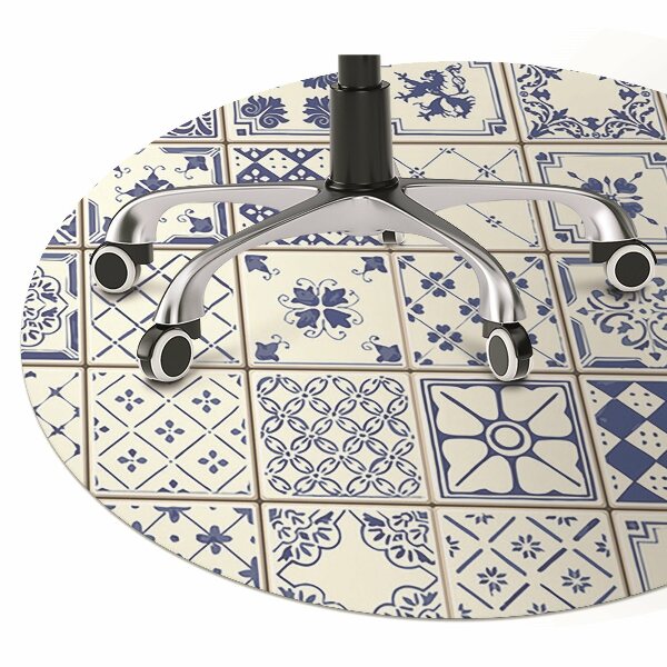 Tapis de chaise de bureau Tuiles Azulejos