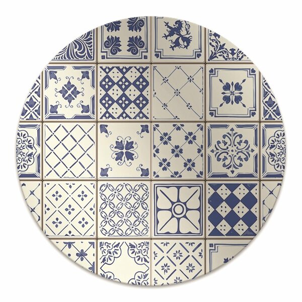 Tapis de chaise de bureau Tuiles Azulejos