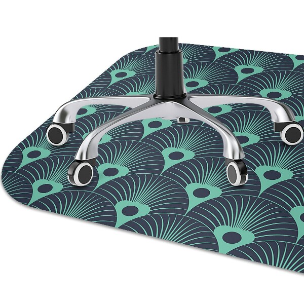 Tapis pour chaise de bureau Conception au néon