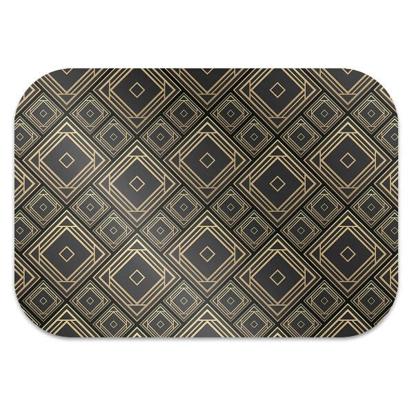 Tapis protection sol Illusion géométrique